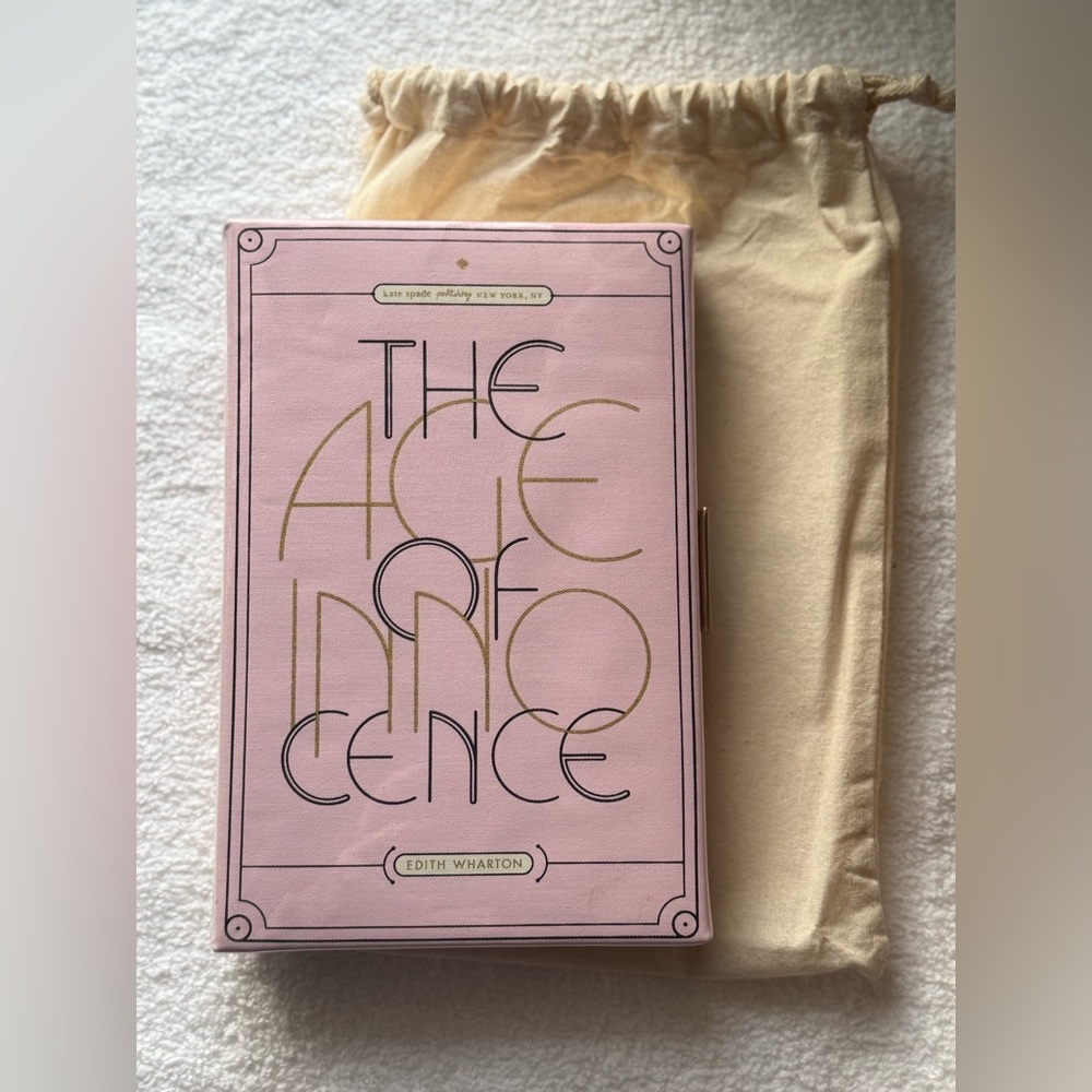 RARE Kate Spade ♠️ “The Age Of Innocence” Book Clutch